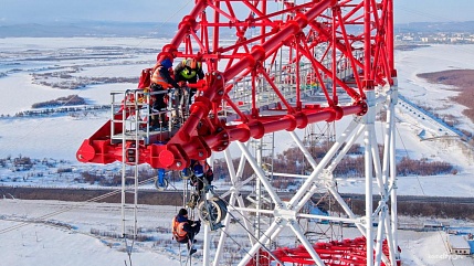 Строительство высоковольтных линий электропередачи классом до 750 кВ