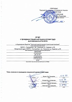 Экспертное заключение СОУТ