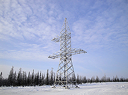 Две цепи ВЛ 220кВ «Надым – Салехард»