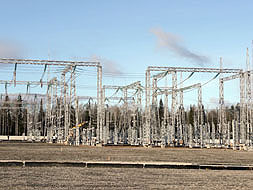 ПС 500 кВ Емелино с заходами ВЛ 500, 220 кВ