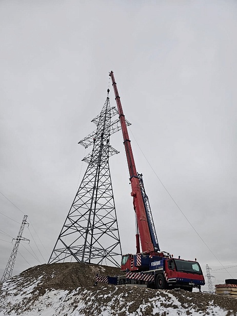 Строительство ВЛ 220 кВ Комсомольская - Байкал I цепь, II цепь