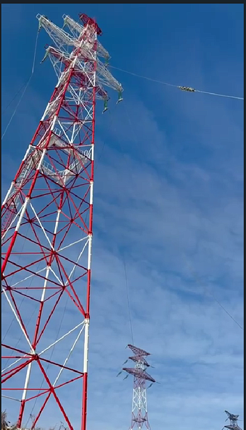 Строительство ВЛ 220 кВ Комсомольская - Байкал I цепь, II цепь